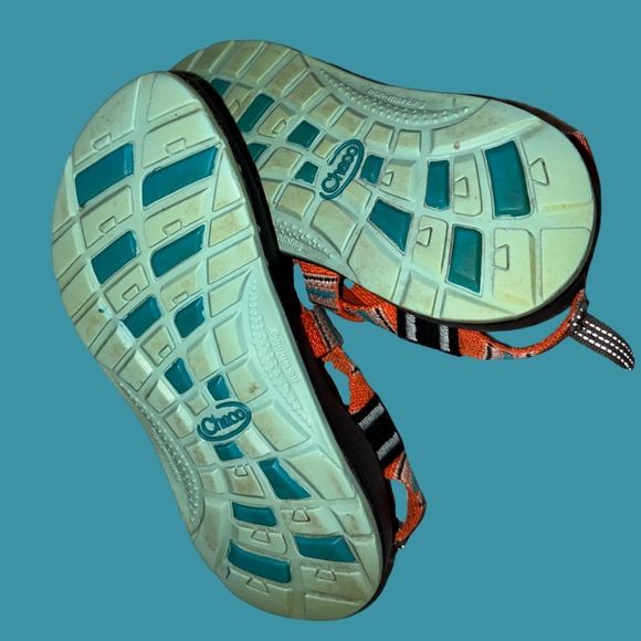Chaco Kids Sandals ZX1 Ecotread Block Grenadine Strap Hiking Shoe Size 13 - Picture 4 of 5